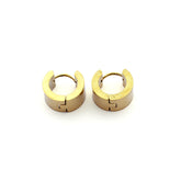 LUNA - gold earrings 14mm